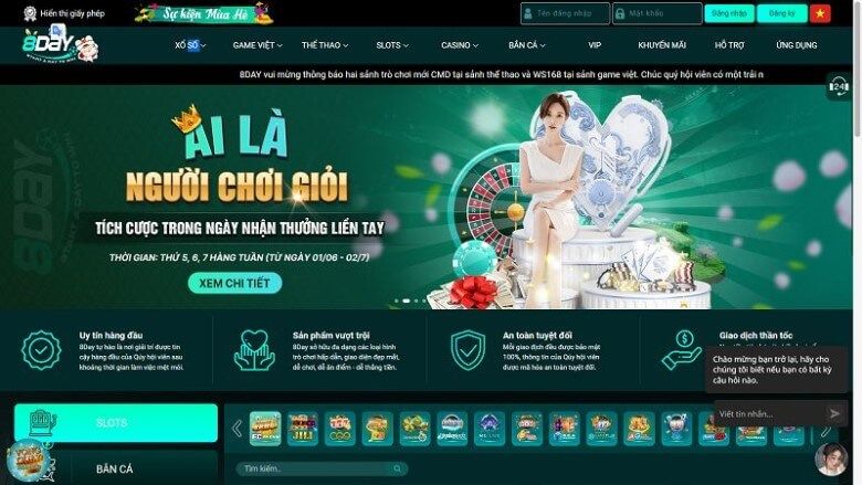 Tổng Quan Về Cổng Game 8day