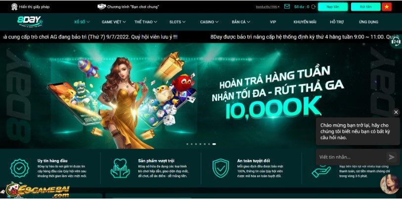 Một số kinh nghiệm khi chơi game tại 8 day 