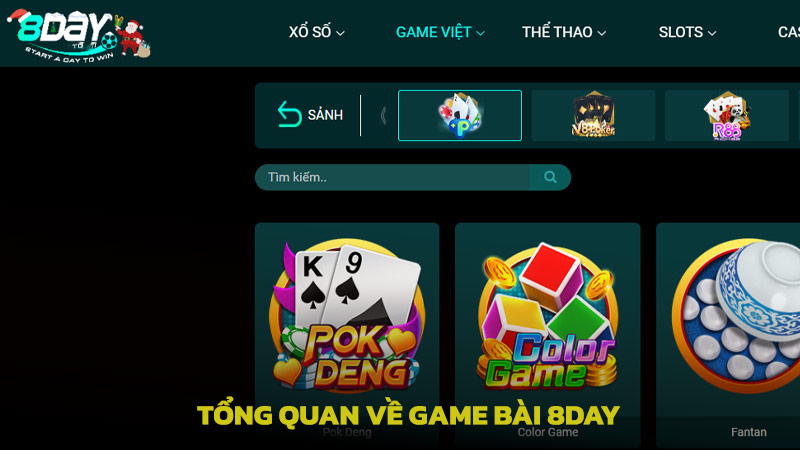 Giới Thiệu Về Game Bài 8Day