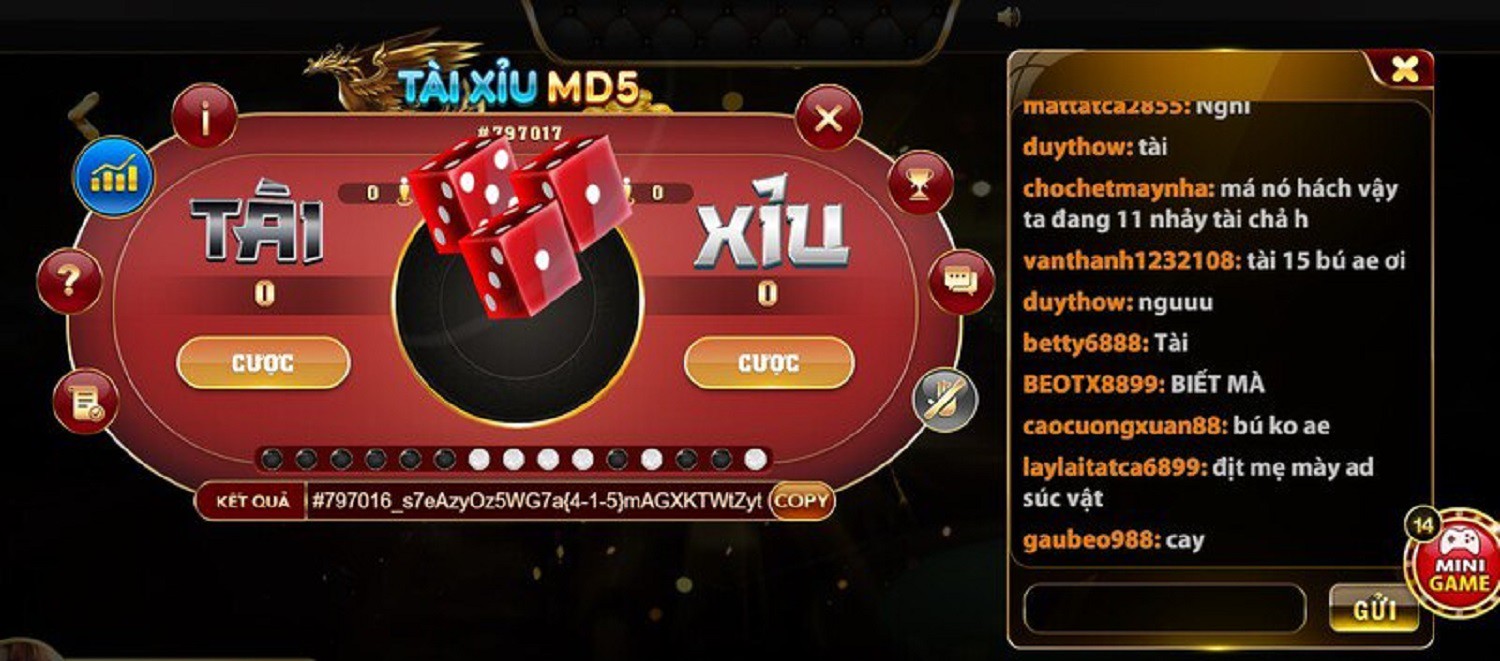 tài xỉu md5 